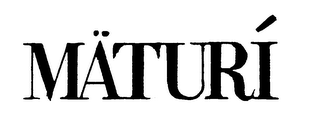 MATURI logo