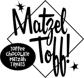 MATZEL TOFF! TOFFEE CHOCOLATE MATZAH TREATS logo