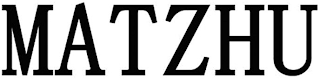 MATZHU logo