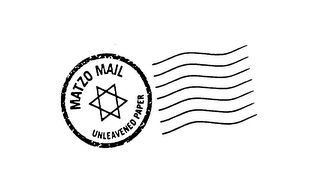 MATZO MAIL UNLEAVENED PAPER logo