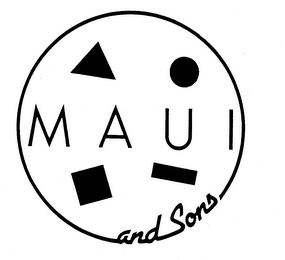 MAUI AND SONS logo