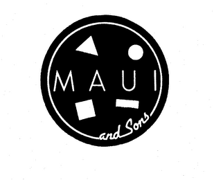 MAUI AND SONS logo