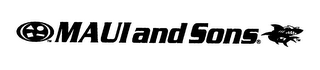 MAUI AND SONS logo