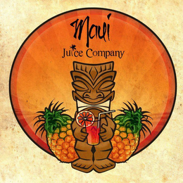 MAUI JUICE COMPANY logo