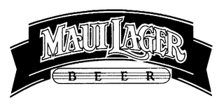 MAUI LAGER BEER logo
