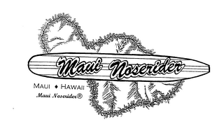 MAUI NOSERIDER MAUI HAWAII logo