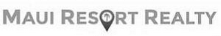 MAUI RESORT REALTY logo