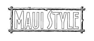 MAUI STYLE logo