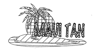 MAUI TAN logo