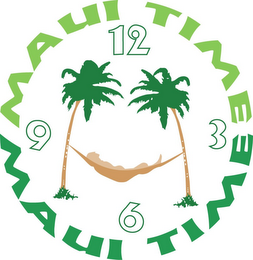 MAUI TIME 12 3 6 9 logo