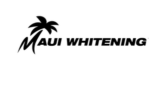 MAUI WHITENING logo