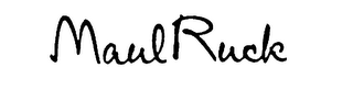 MAUL RUCK logo