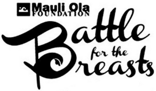 MAULI OLA FOUNDATION BATTLE FOR THE BREASTS logo