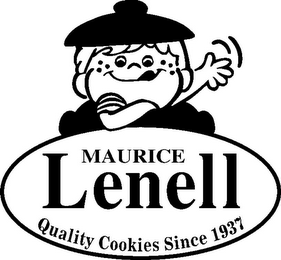 MAURICE LENELL QUALITY COOKIES SINCE 1937 logo