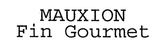MAUXION FIN GOURMET logo