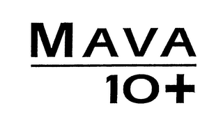 MAVA 10+ logo