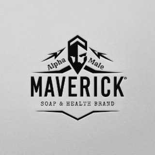 MAVERICK ALPHA MALE SOAP & HEALTH BRAND logo