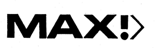 MAX!> logo