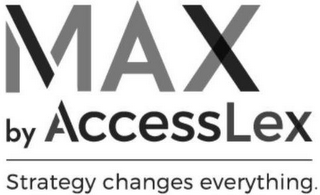 MAX BY ACCESSLEX STRATEGY CHANGES EVERYTHING. logo