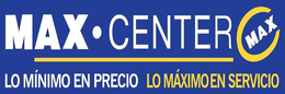 MAX CENTER MAX LO MÍNIMO EN PRECIO LO MÁXIMO EN SERVICIO logo