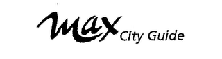 MAX CITY GUIDE logo