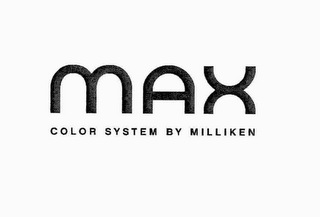 MAX COLOR SYSTEM BY MILLIKEN logo
