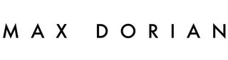 MAX DORIAN logo