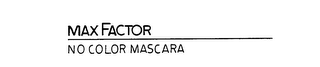MAX FACTOR NO COLOR MASCARA logo