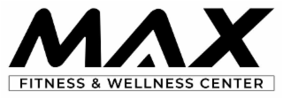 MAX FITNESS & WELLNESS CENTER logo