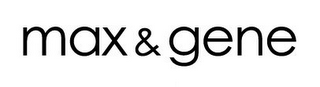 MAX & GENE logo