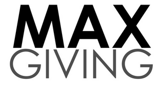 MAX GIVING logo