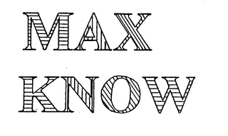 MAX KNOW logo