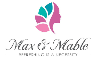 MAX & MABLE REFRESHING IS A NECESSITY logo