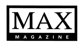 MAX MAGAZINE logo