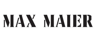 MAX MAIER logo