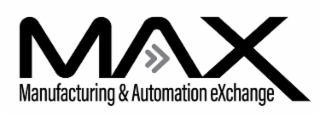 MAX MANUFACTURING & AUTOMATION EXCHANGE logo