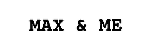 MAX & ME logo