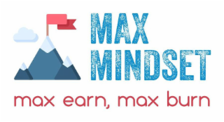 MAX MINDSET MAX EARN, MAX BURN logo