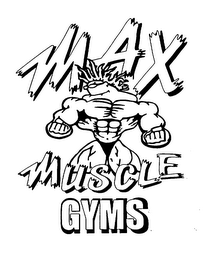 MAX MUSCLE GYMS logo