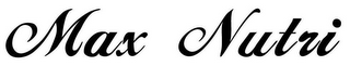 MAX NUTRI logo