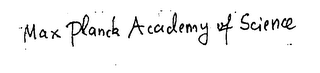MAX PLANCK ACADEMY OF SCIENCE logo