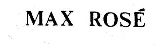 MAX ROSE logo