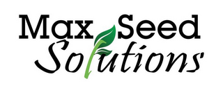 MAX SEED SOLUTIONS logo