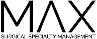 MAX SURGICAL SPECIALTY MANAGEMENT logo