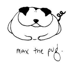 MAX THE PUG. logo
