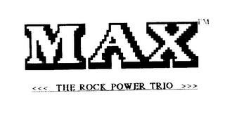 MAX THE ROCK POWER TRIO logo