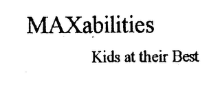 MAXABILITIES KIDS AT THEIR BEST logo