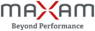 MAXAM BEYOND PERFORMANCE logo