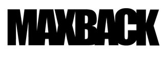 MAXBACK logo