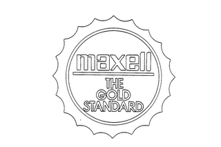 MAXELL THE GOLD STANDARD logo